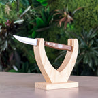 Kit Mini Jamon Serrano 12m Salamanca 1kg + Suporte + Faca