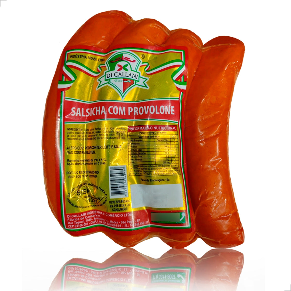 Salsicha Com Provolone Sabor Intenso Receita Italiana (unid)