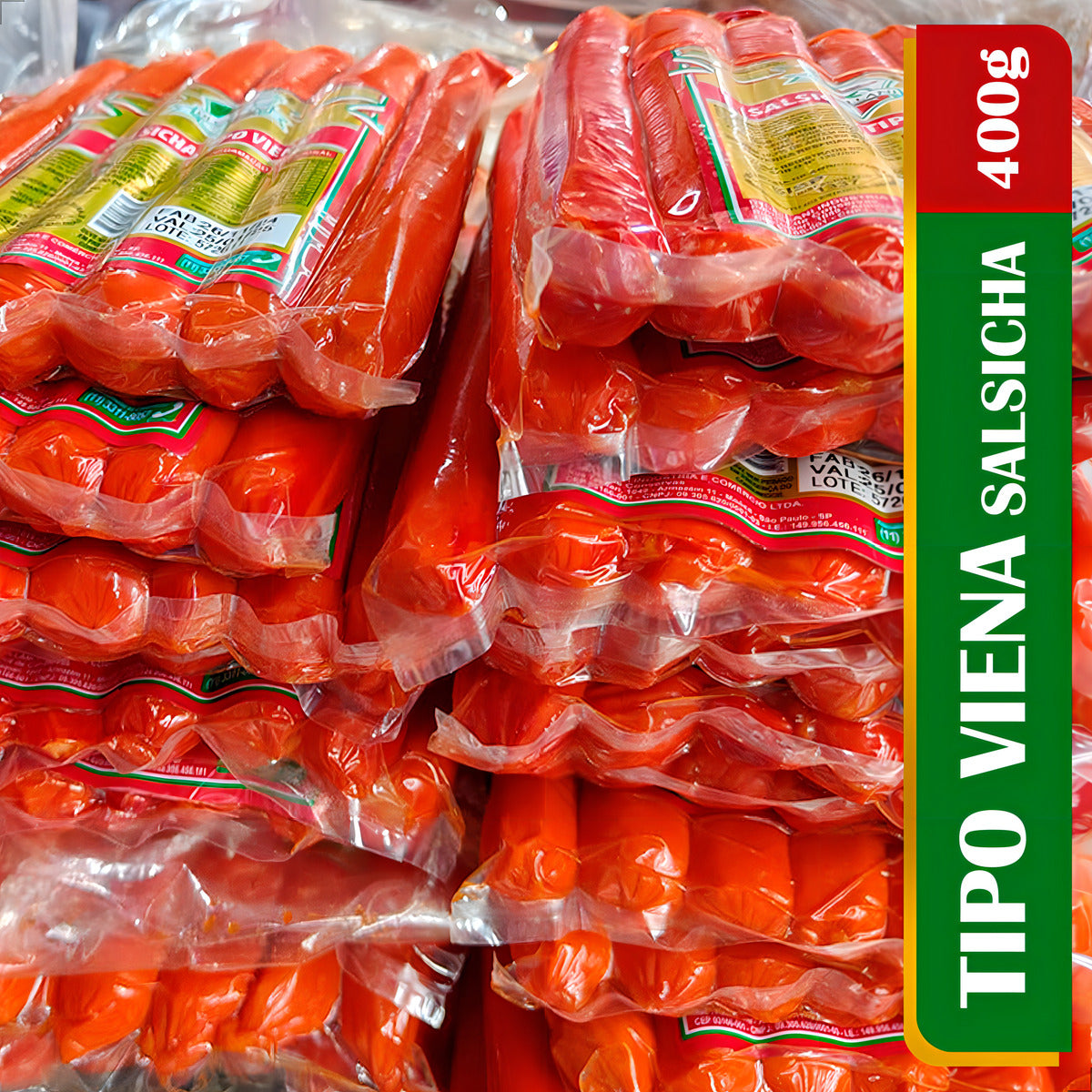 Pacote De Salsicha Viena Com Receita Áustria - Sabor Intenso