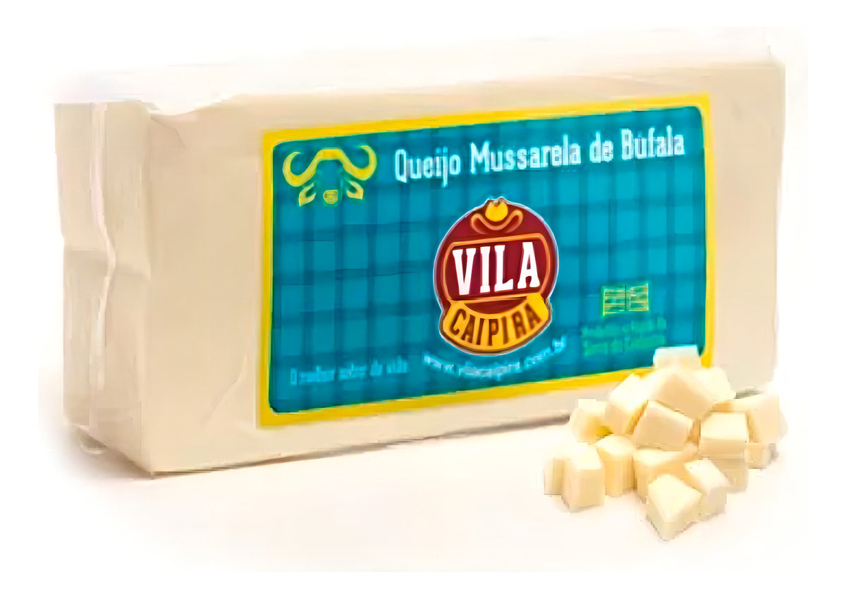 Queijo Minas Mussarela de Bufala Vila Caipira Serra da Canastra Premium peça 550 g