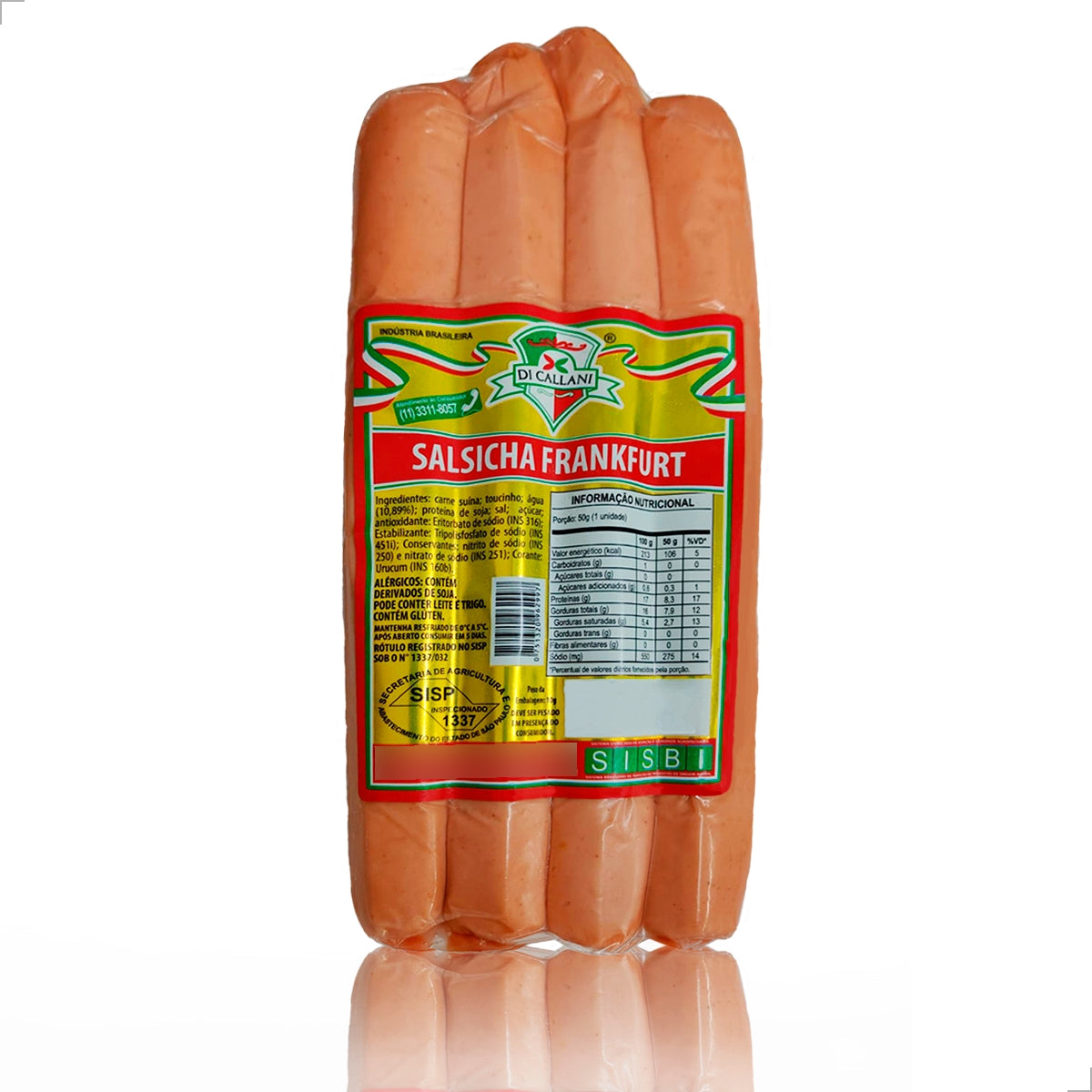 Legítima Salsicha Frankfurt Com Receita Alemã (pacote)