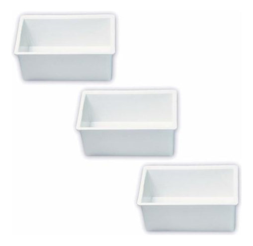 Forma Queijo Mussarela 1kg Crisan (3 Unidades) Branco