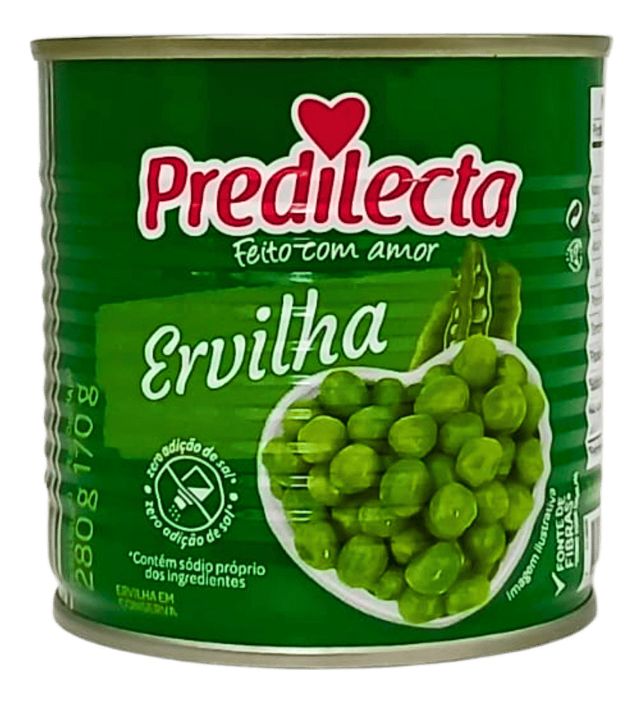 Ervilha em Conserva Lata 170g Predilecta conserva enlatado em lata sem glúten 170 g pacote x 5 u