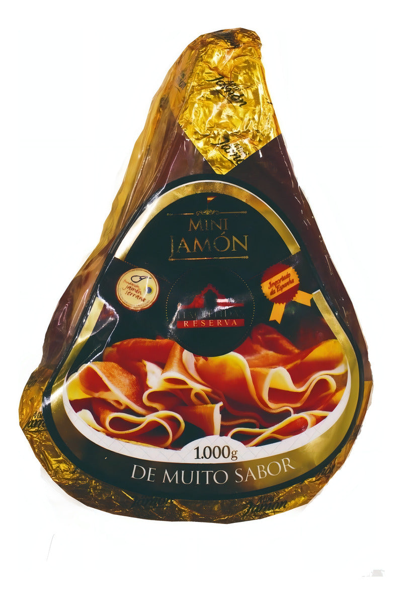 Kit Jamon Espanhol Haciendas - Presunto Serrano Parma 1 Kg