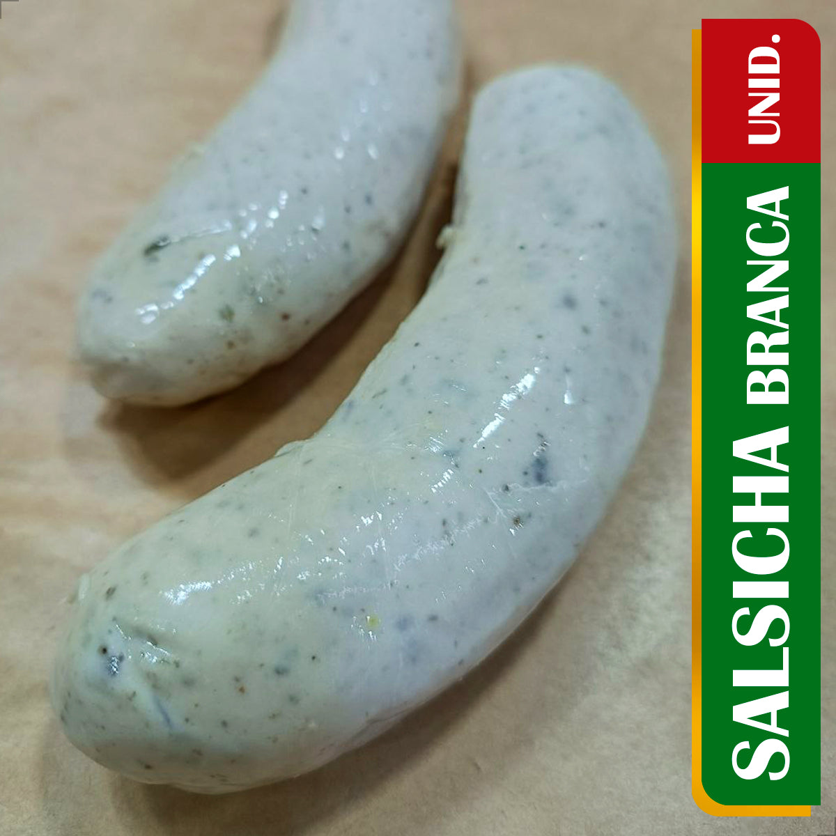 Tradicional Salsicha Branca Com Receita Alemã (pacote)