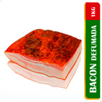 Bacon Português Defumado 1kg Tradicional - Sabor Intenso