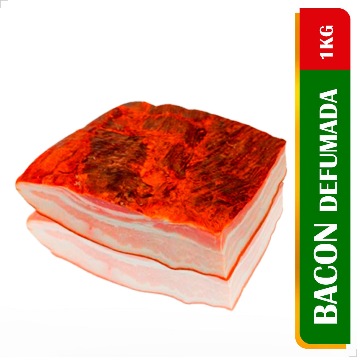 Bacon Português Defumado 1kg Tradicional - Sabor Intenso