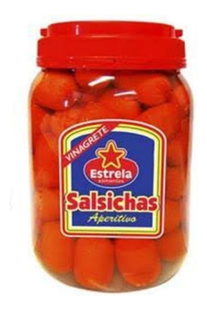 Pote Salsichas Em Conserva Aperitivo 1.3kg Longa