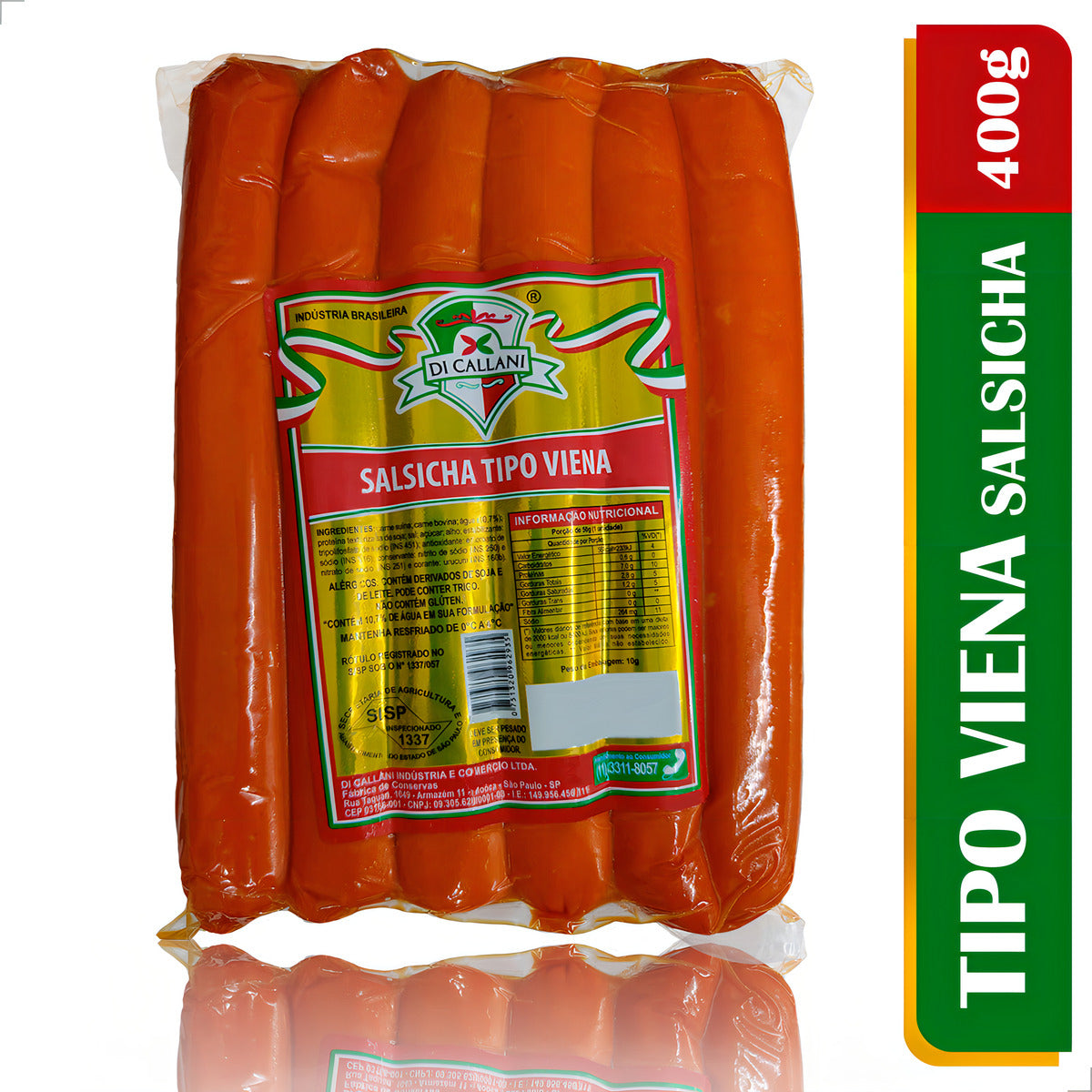 Pacote De Salsicha Viena Com Receita Áustria - Sabor Intenso