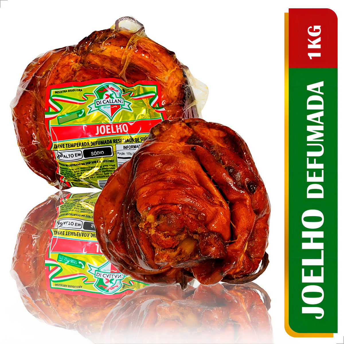 1kg Joelho Suíno Defumado - Saborosa Receita Italiana (peça)