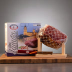 Kit Mini Jamon Serrano 12m Salamanca 1kg + Suporte + Faca