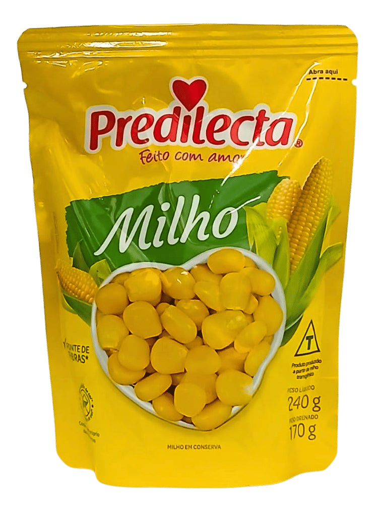 Milho Verde Em Conserva Sache 170g Predilecta - Kit Com 5 Un