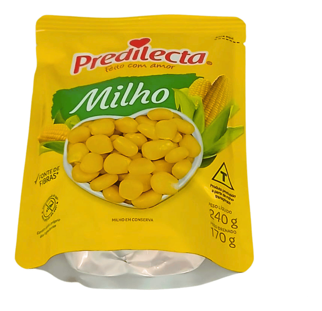 Milho Verde Em Conserva Sache 170g Predilecta - Kit Com 5 Un