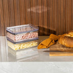 Kit 3 Pote Hermético Paramount Porta Frios Empilhavel 770ml Cor Transparente