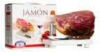 Kit Presente Mini Presunto Jamón Serrano 1Kg Salamanca + Suporte + Faca