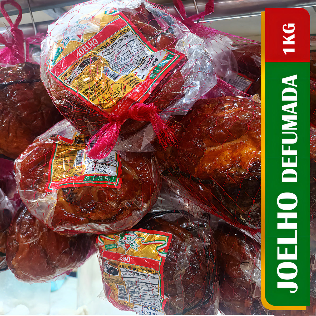 1kg Joelho Suíno Defumado - Saborosa Receita Italiana (peça)