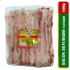 500g Bacon Fatiado Defumado Tradicional - Sabor Inenso