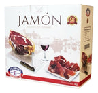 Kit Presente Mini Presunto Jamón Serrano 1Kg Salamanca + Suporte + Faca
