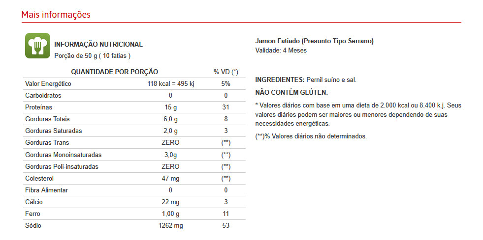 Kit Presente Mini Presunto Jamón Serrano 1Kg Salamanca + Suporte + Faca