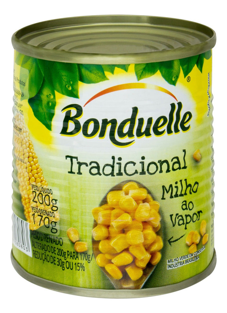 Milho Verde em Conserva Tradicional Bonduelle Lata 170g