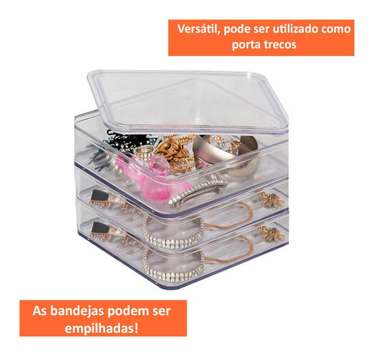 Porta Frios Triplo Triplex Luxo 3 Andares 3 Compartimentos