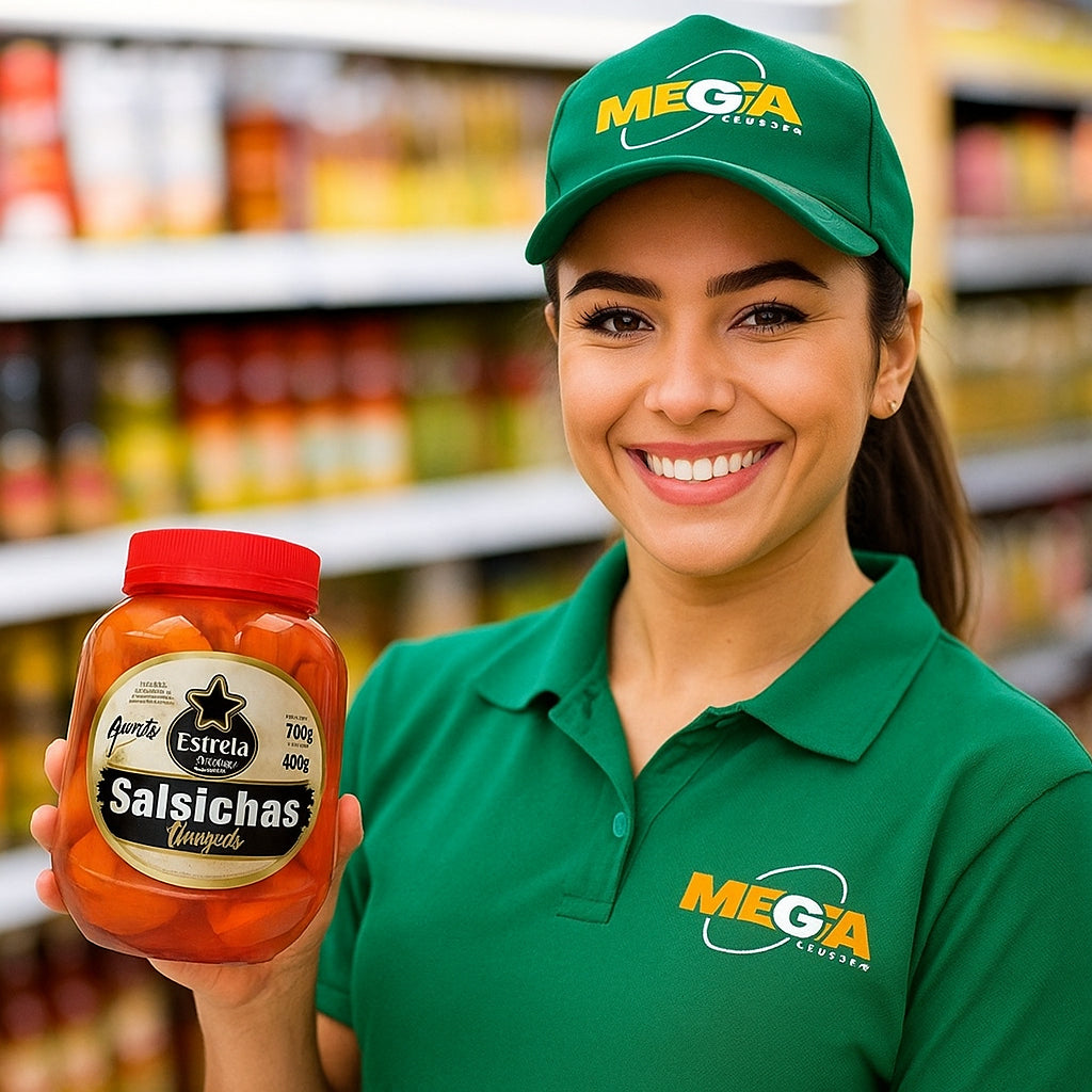 Kit 6 Pote Mini Salsicha Bar Buteco Petisco Conserva 700g