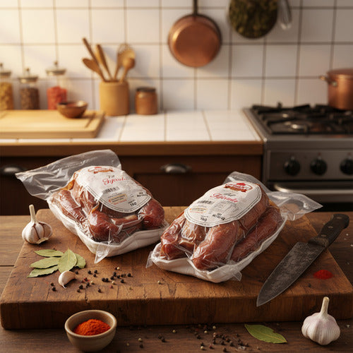 Kit Para Feijoada Defumado Bacon Pé Paio Linguiça  1 Kg